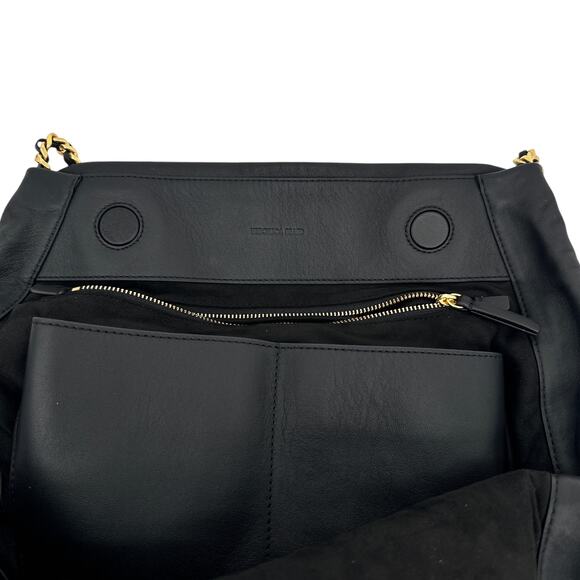 VERONICA BEARD Leather Slouch Bag in Black - Picture 12 of 13